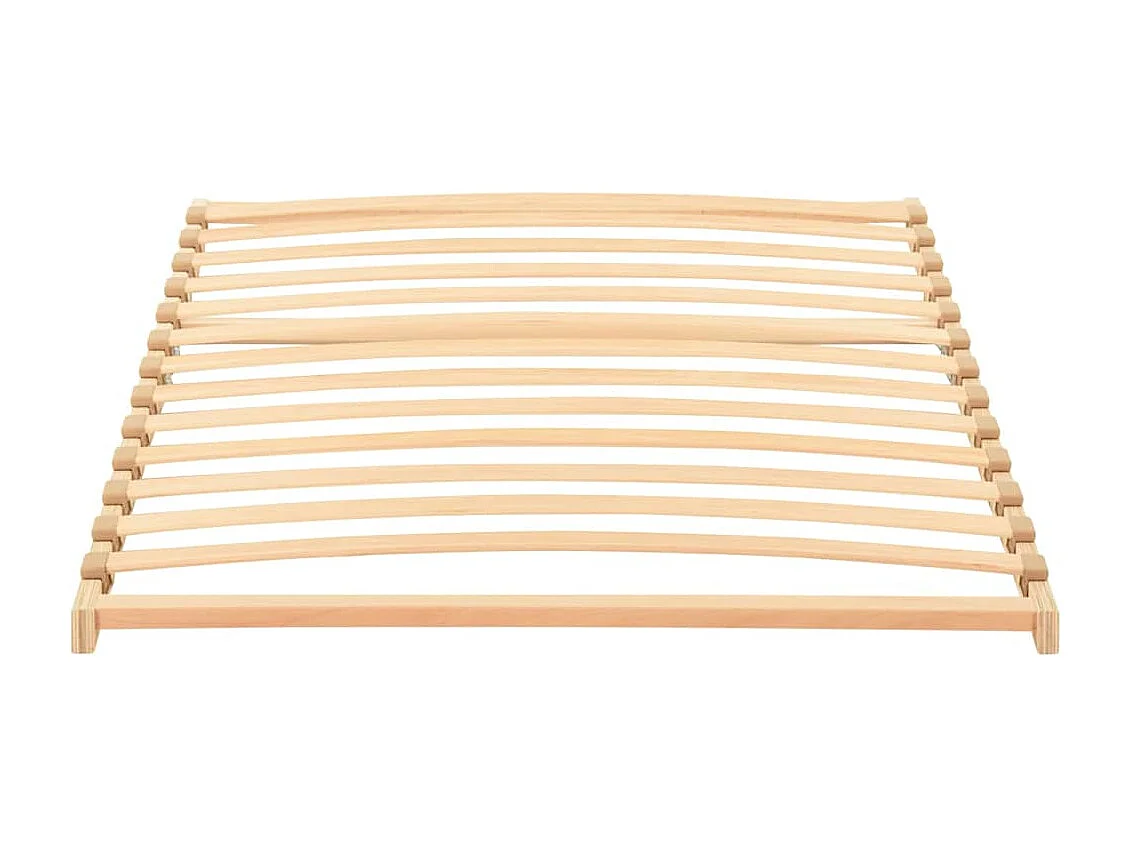 Base de lamas Marrón 90 x 190 cm Madera de haya maciza