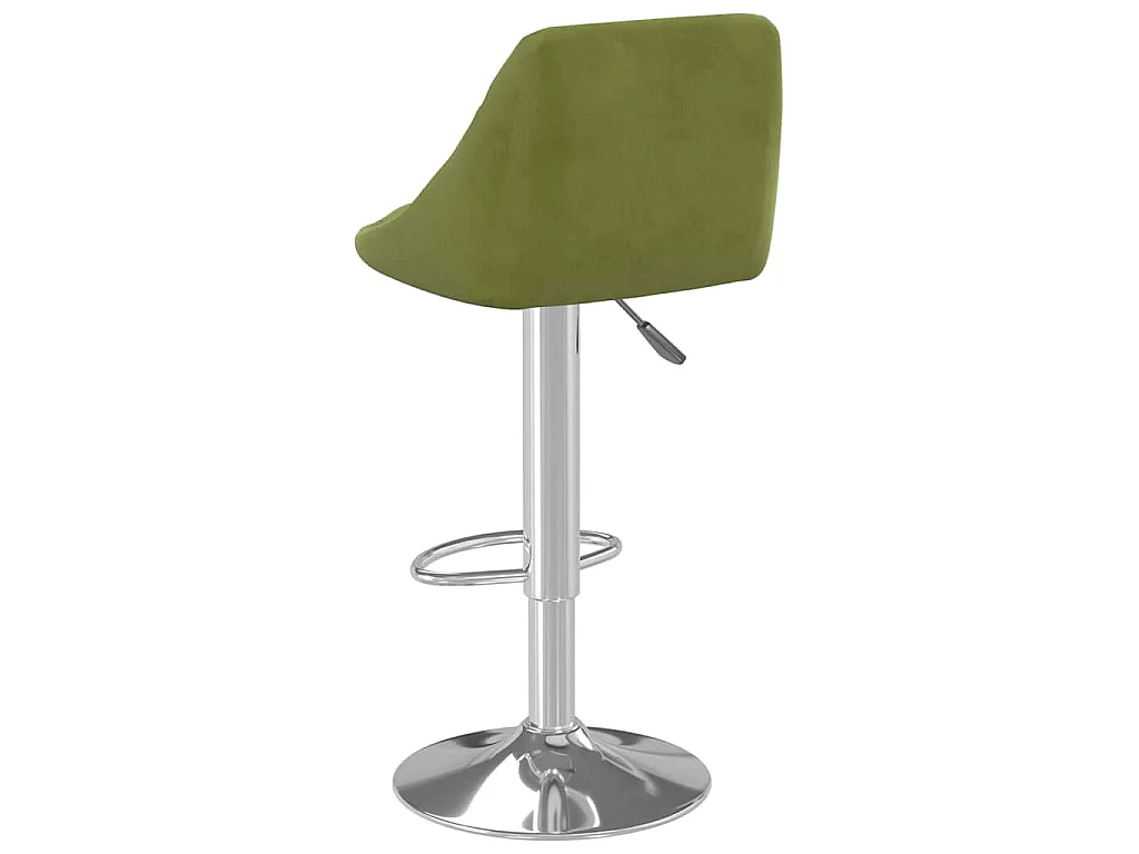 Bancos de bar 2 pcs veludo verde-claro
