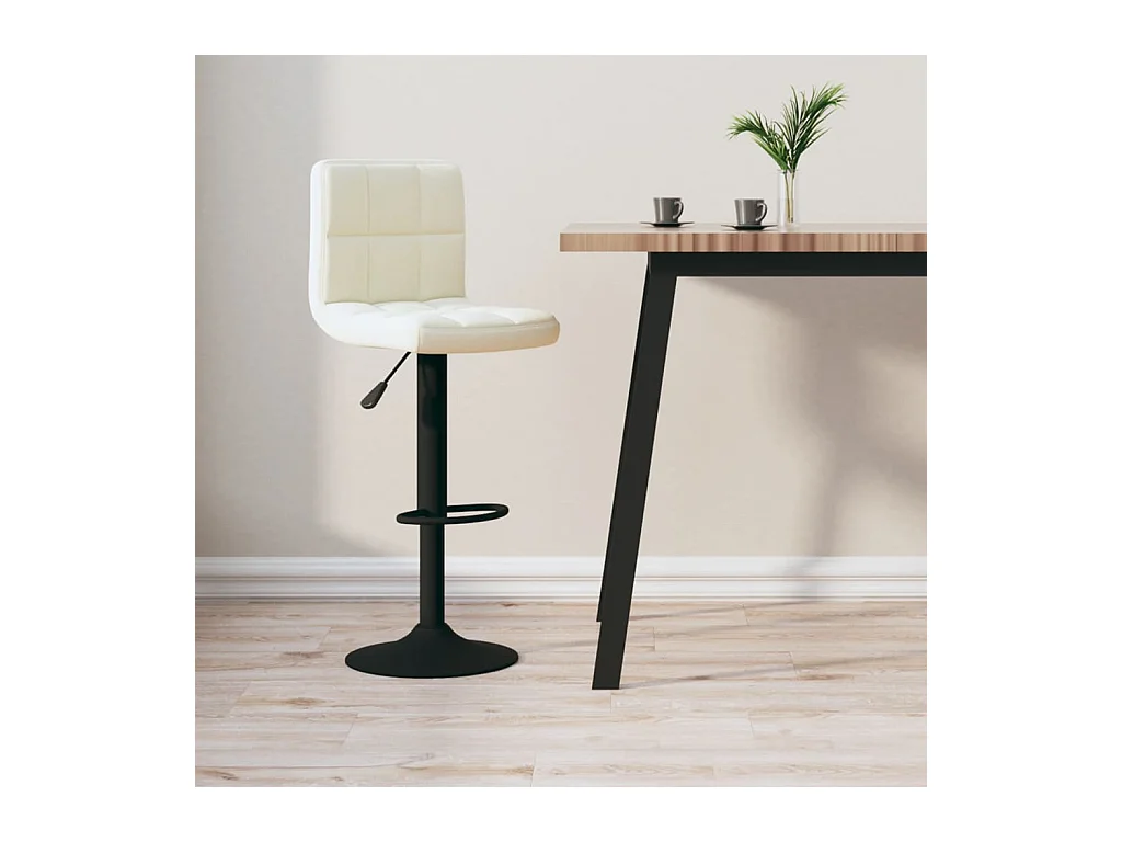 Tabouret de bar Crème Velours