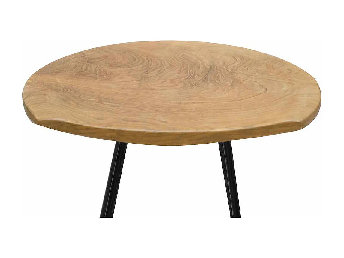 Hocker 2 Stk. Teak Massivholz