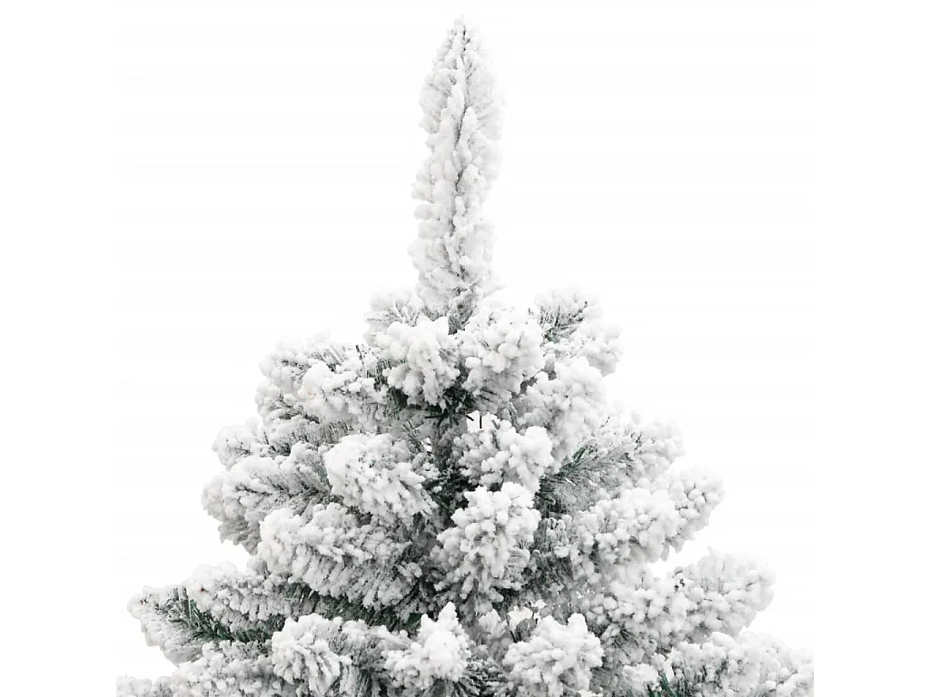 Sapin de Noël artificiel à charnières avec neige floquée 150 cm