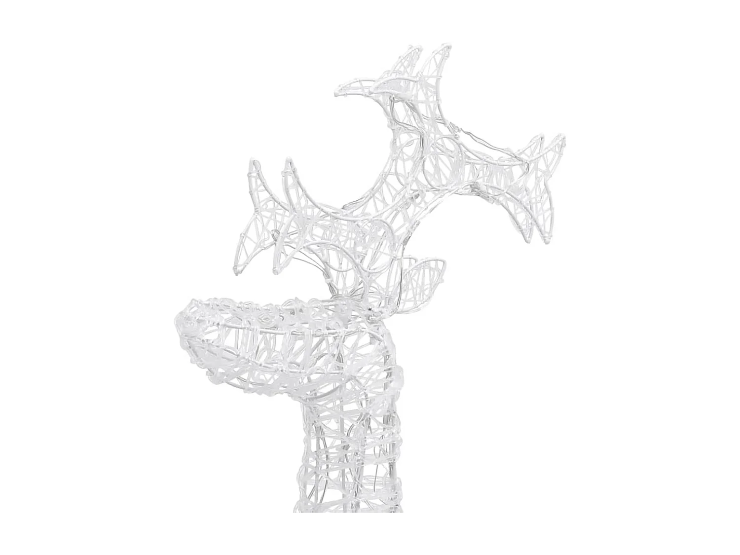 Rentiere Weihnachtsdekoration 2 Stk. 60x16x100 cm Acryl