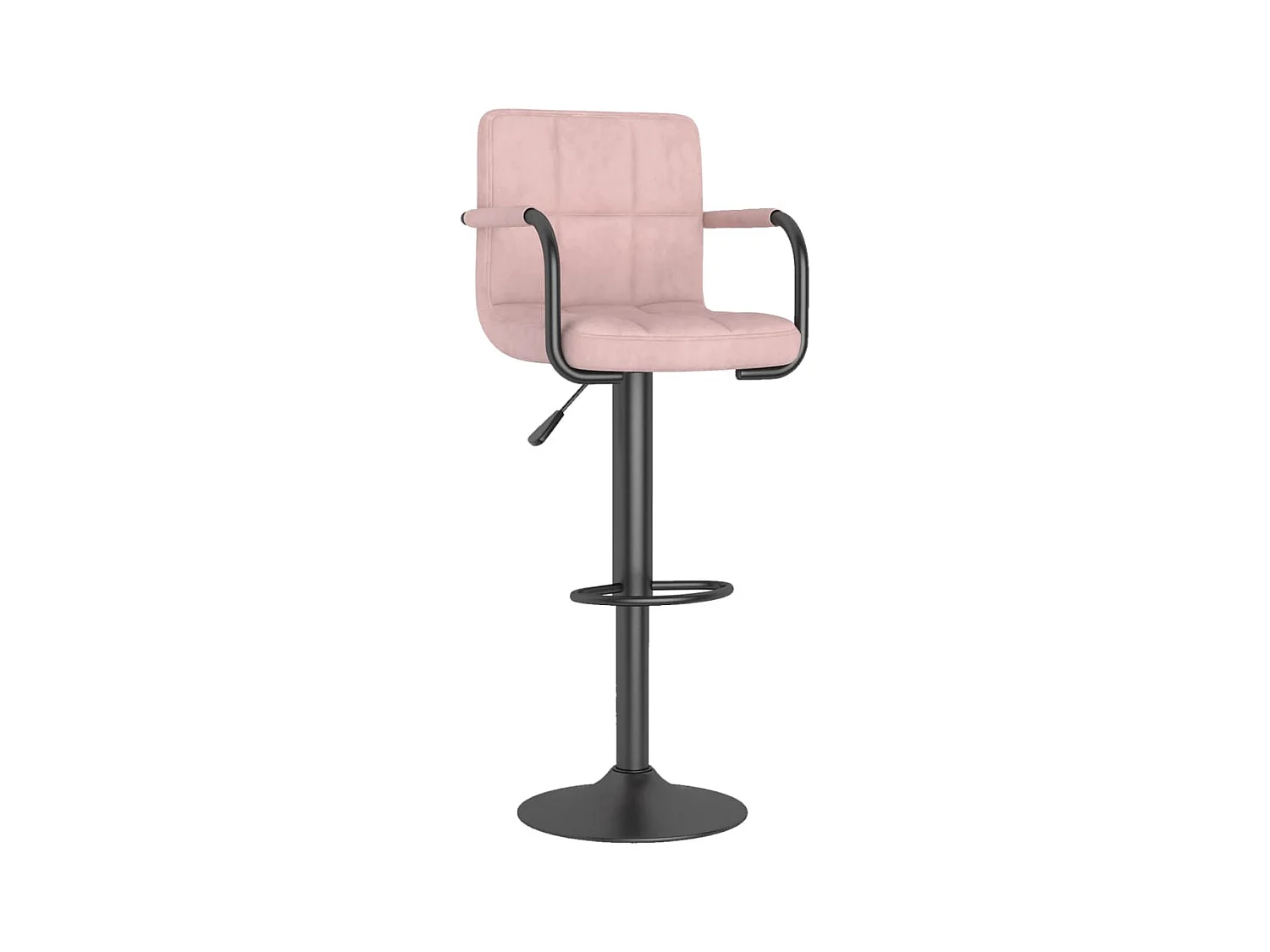 Tabouret de bar Rose Velours