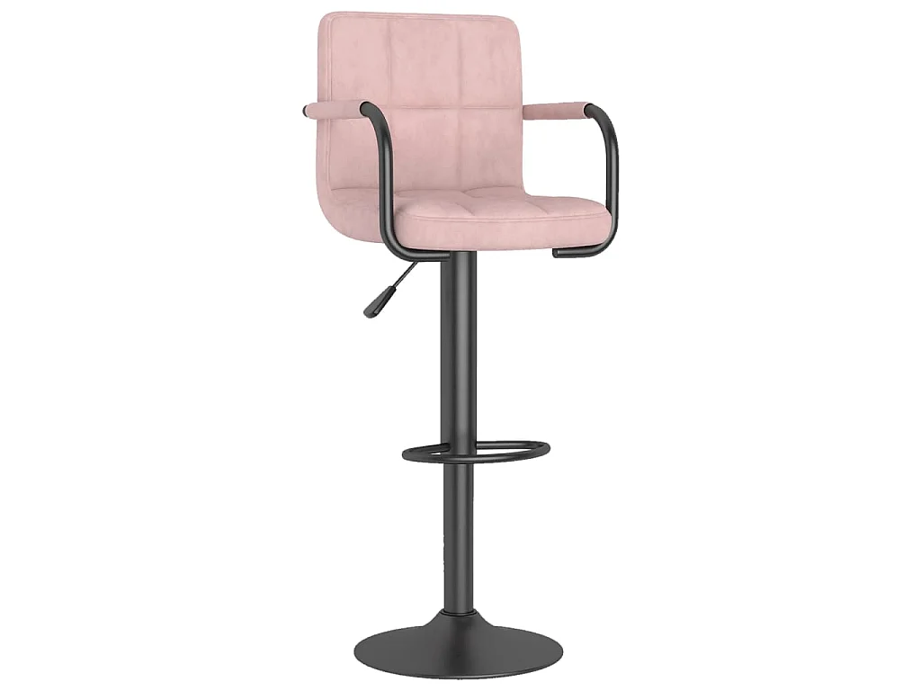 Tabouret de bar Rose Velours