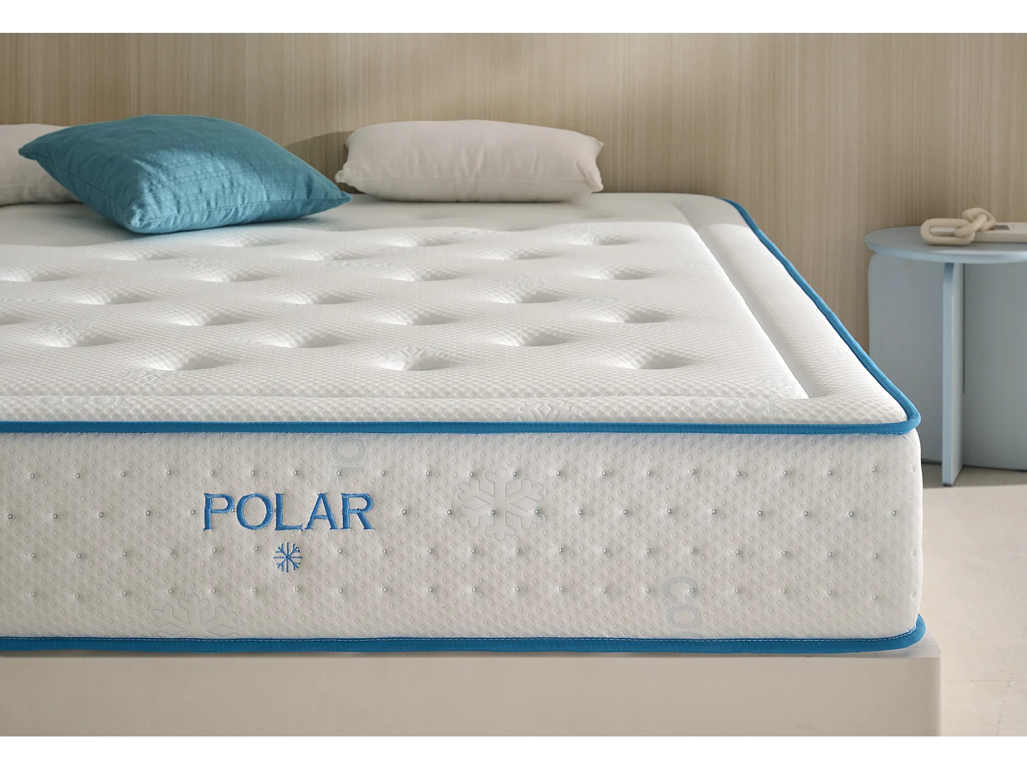 Colchón Visco Muelle Ensacado Polar Duo 90X200 Altura 29 +/- 2 Cm. Firmeza Media Alta. Matris