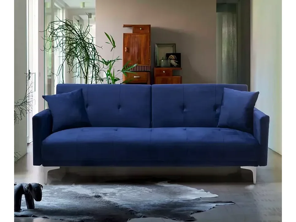 Divano 3 posti clic clac in velluto dal design moderno Catalpa