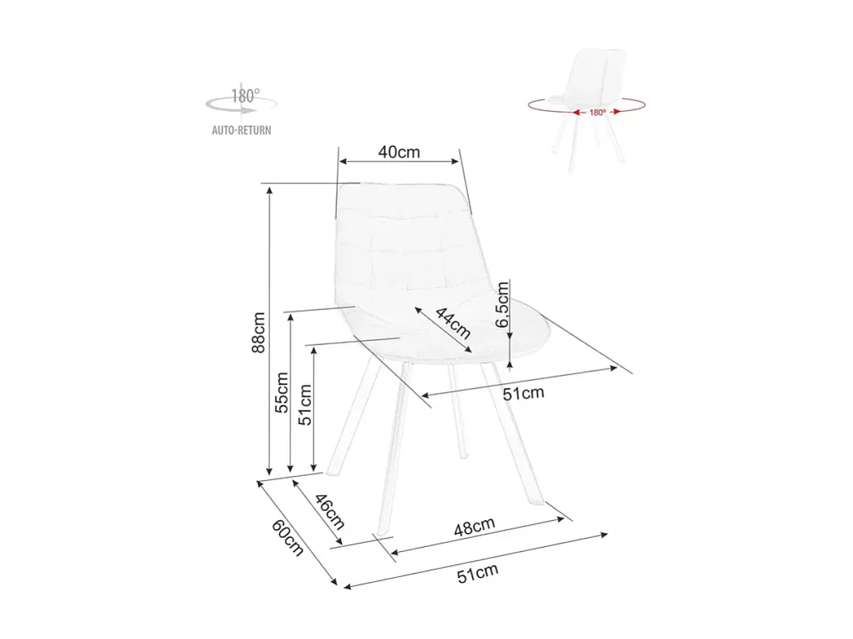 Chaise velours beige structure métal noir mat pivotante assise rembourrée élégante MONTAJ