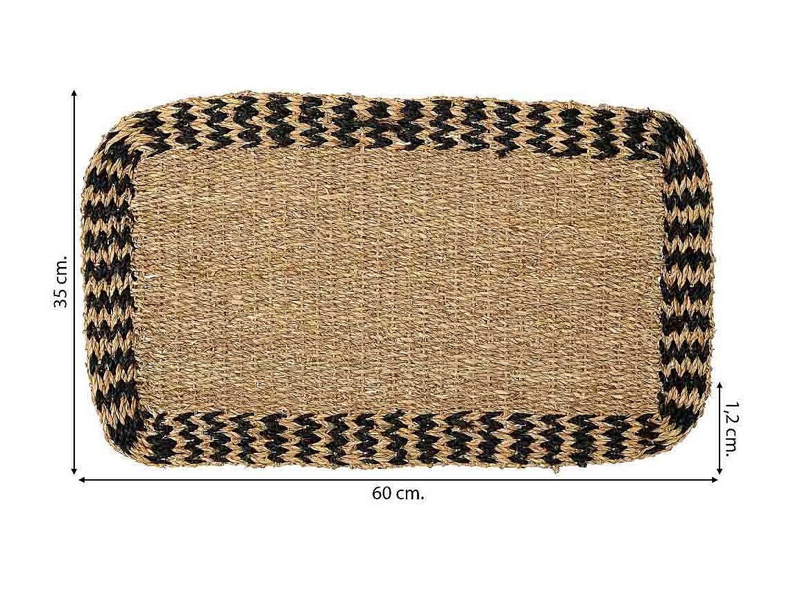 Feltro de fibra castanho 60x35x1,2 cm