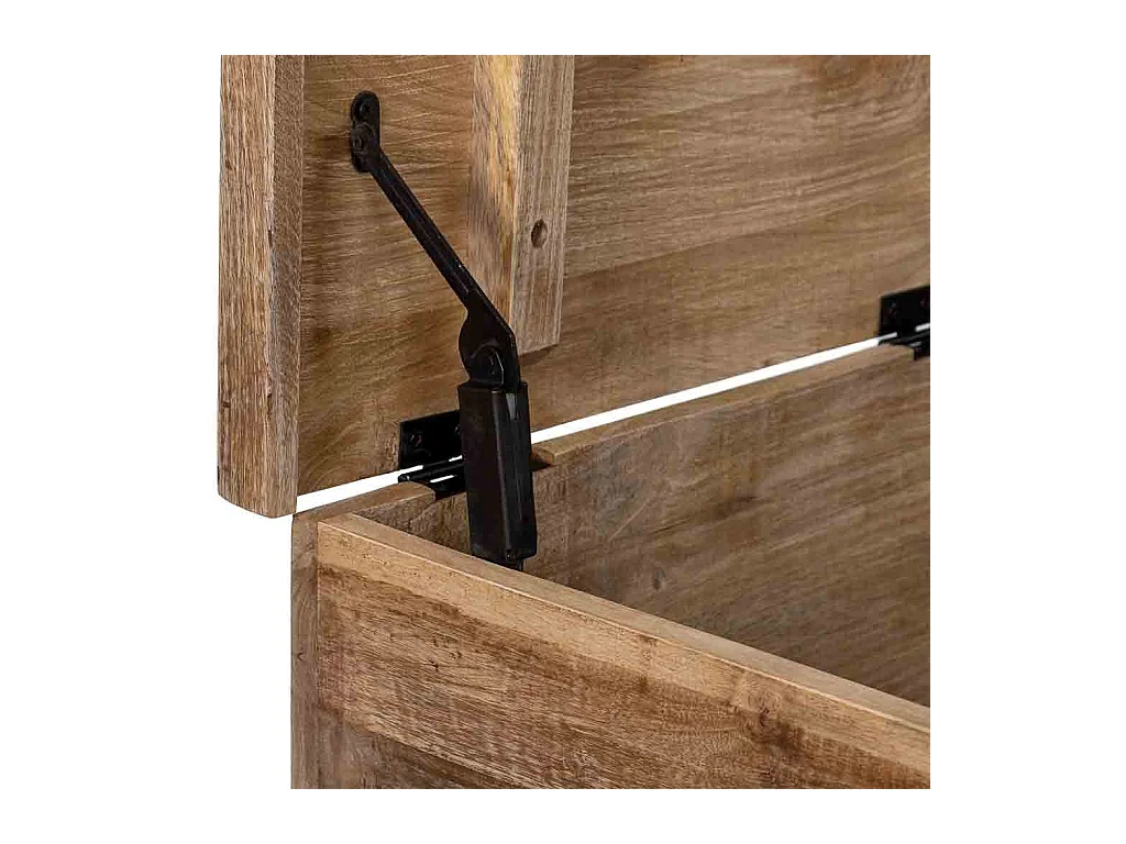 Coffre en bois naturel  83x40x42