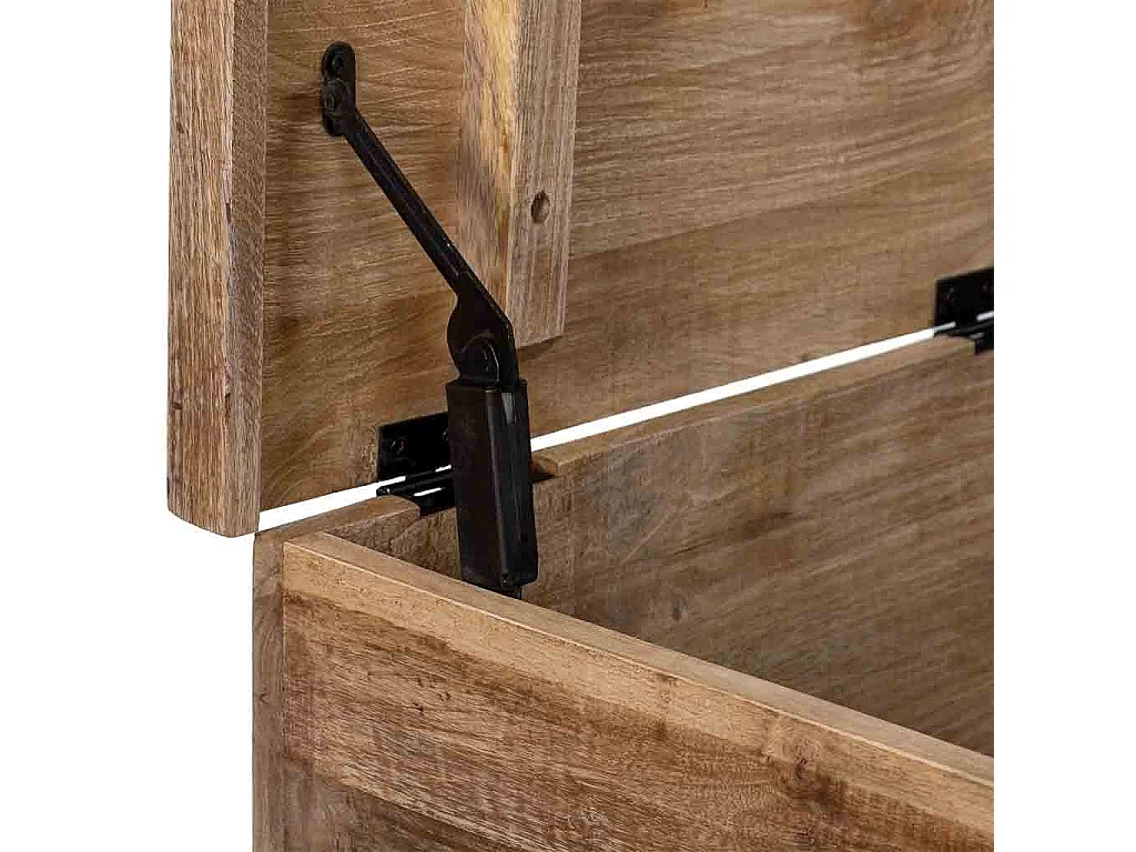 Coffre en bois naturel  83x40x42