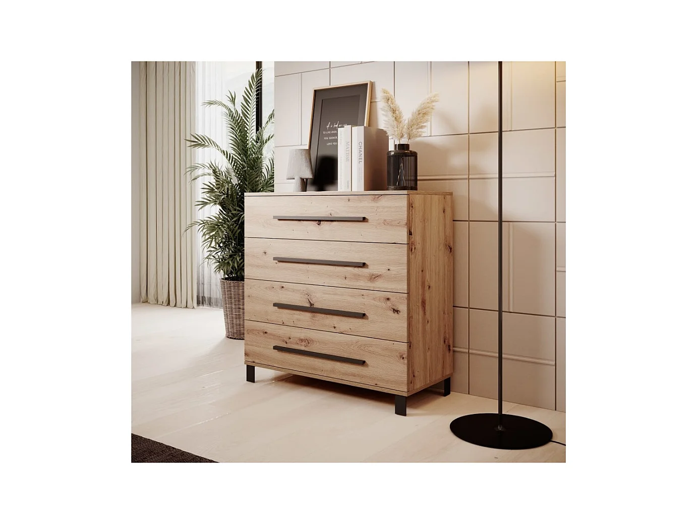 Buffet Marten/Tiroirs/Dessus de meuble/Marron