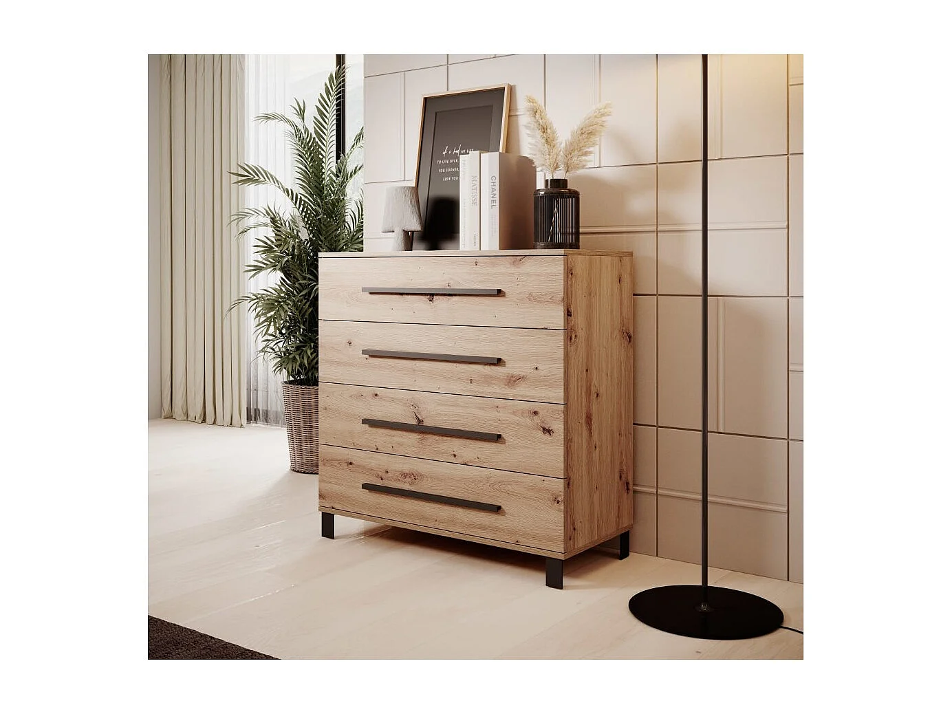 Sideboard Marten/Schubladen/Möbelplatte/Braun