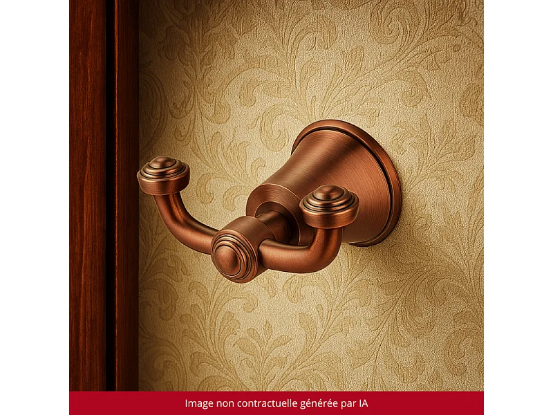 Lot de 2 patères murales PAINI Lady's auburn