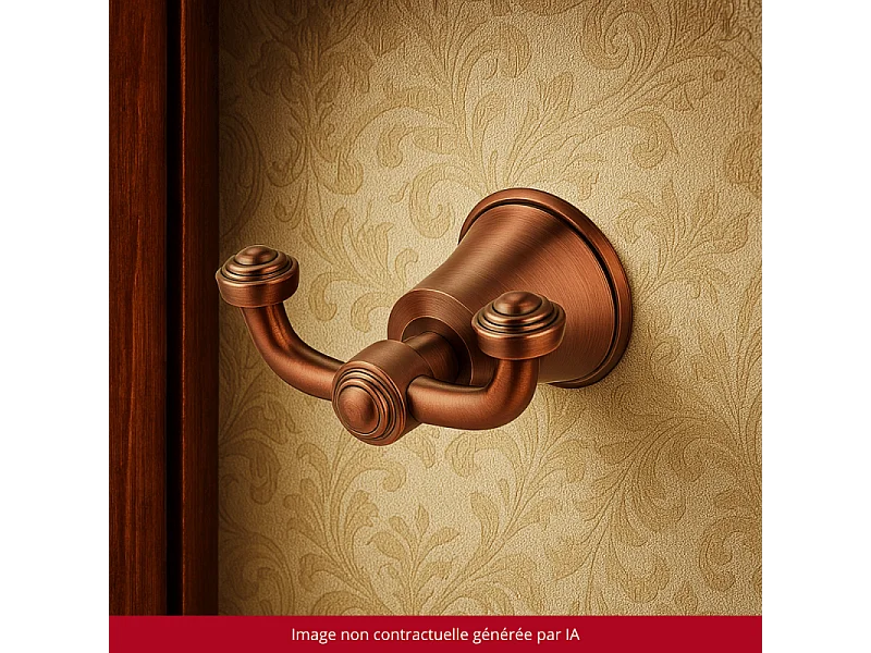 Lot de 2 patères murales PAINI Lady's auburn