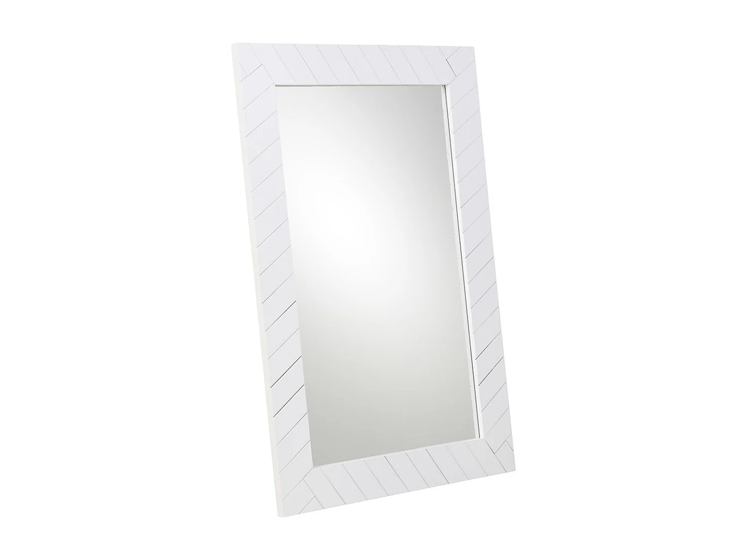 Espejo metal blanco 50x03x80