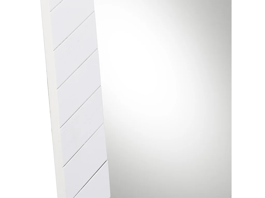 Espejo metal blanco 50x03x80
