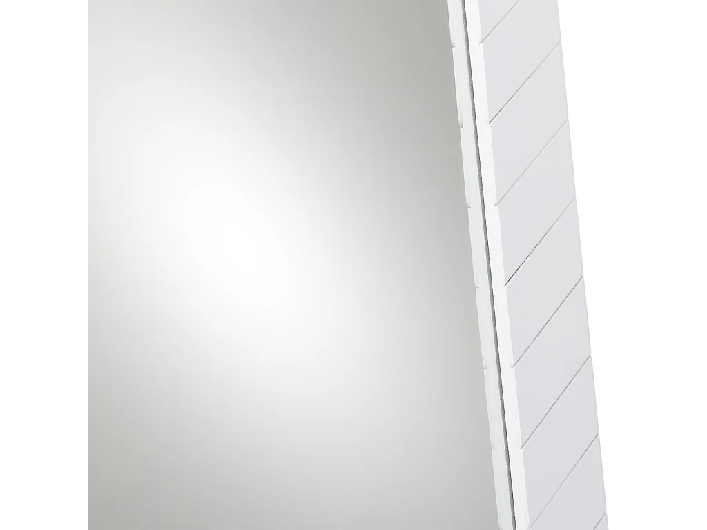 Espejo metal blanco 50x03x80