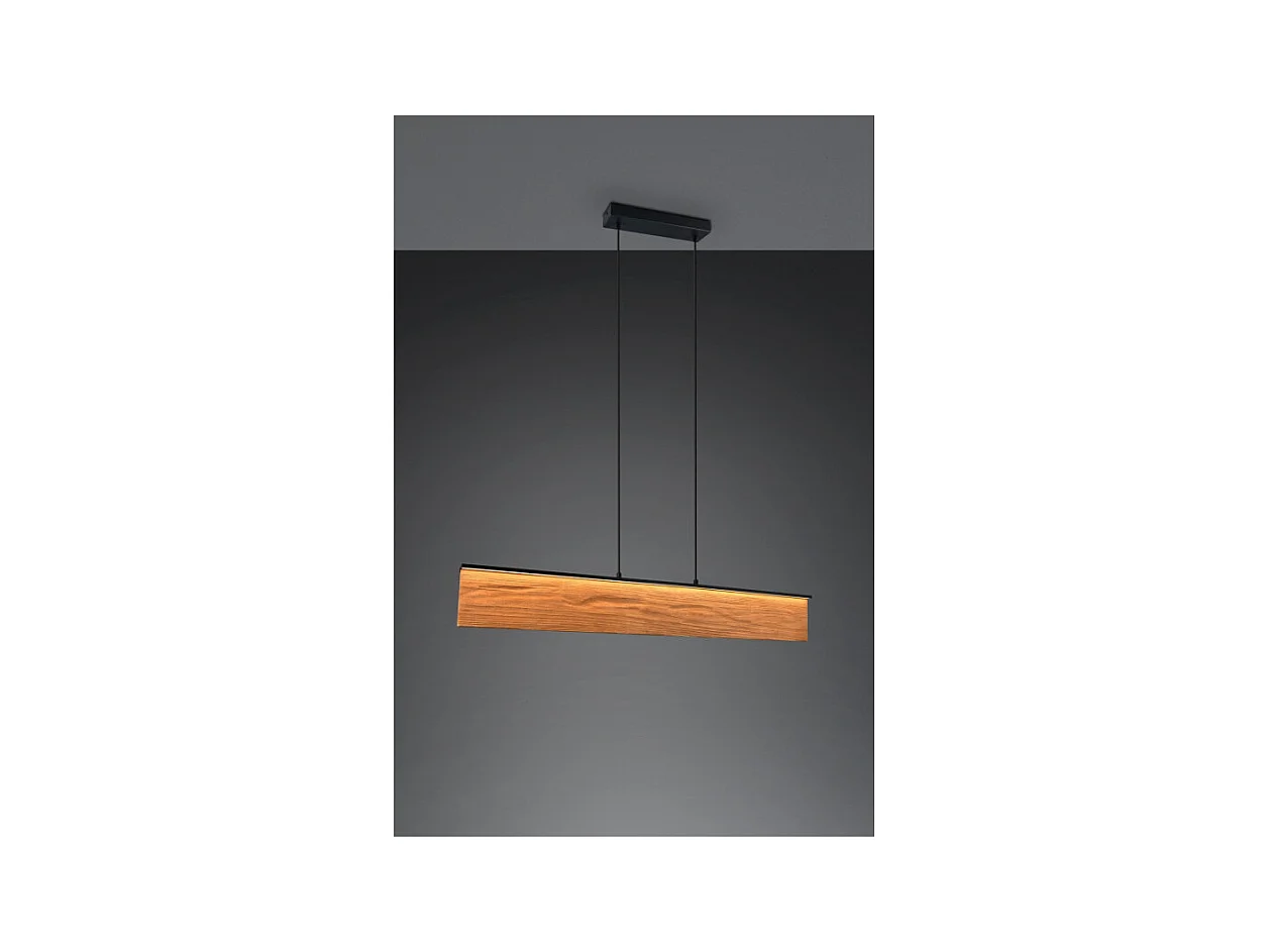 Suspension bois KALEA led intégrée