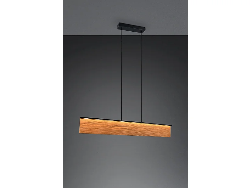 Suspension bois KALEA led intégrée