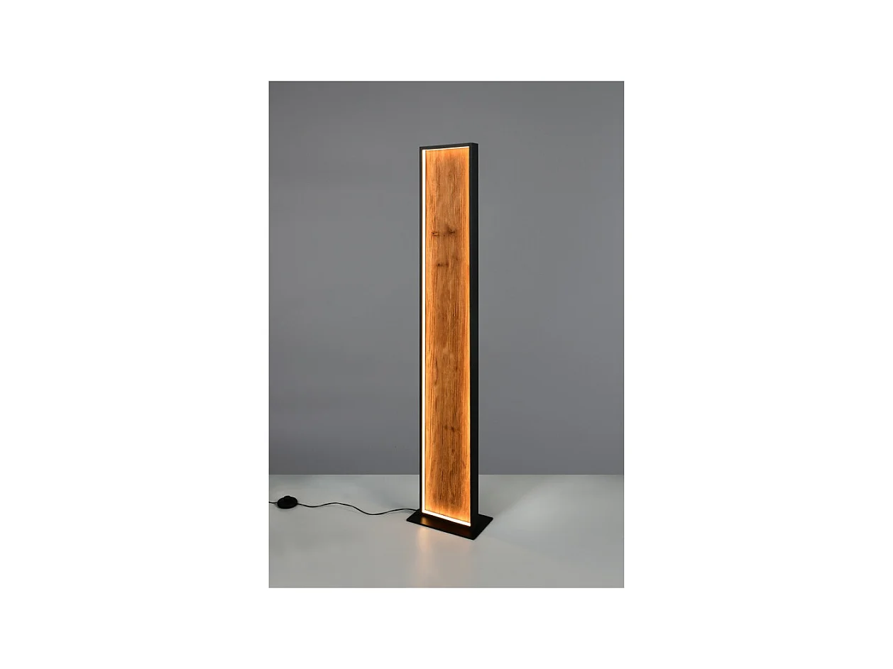 Lampadaire KALEA en bois & LED intégrée