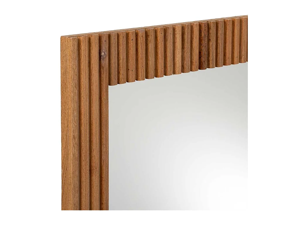 Espejo metal marrón 50x03x80