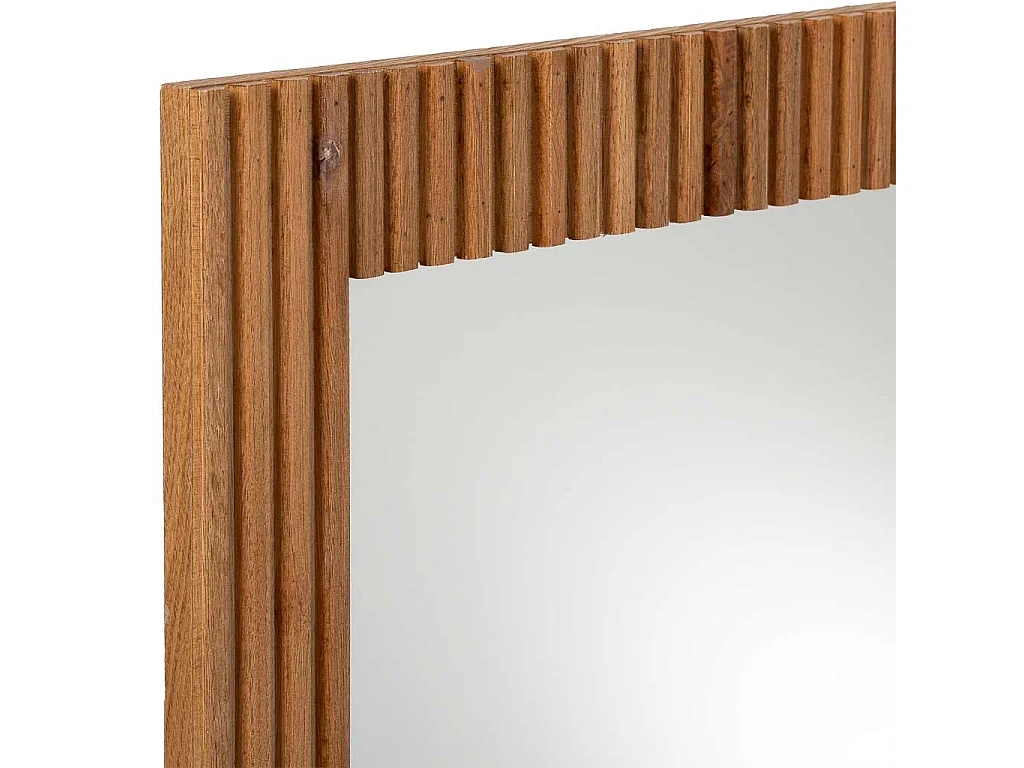 Espejo metal marrón 50x03x80