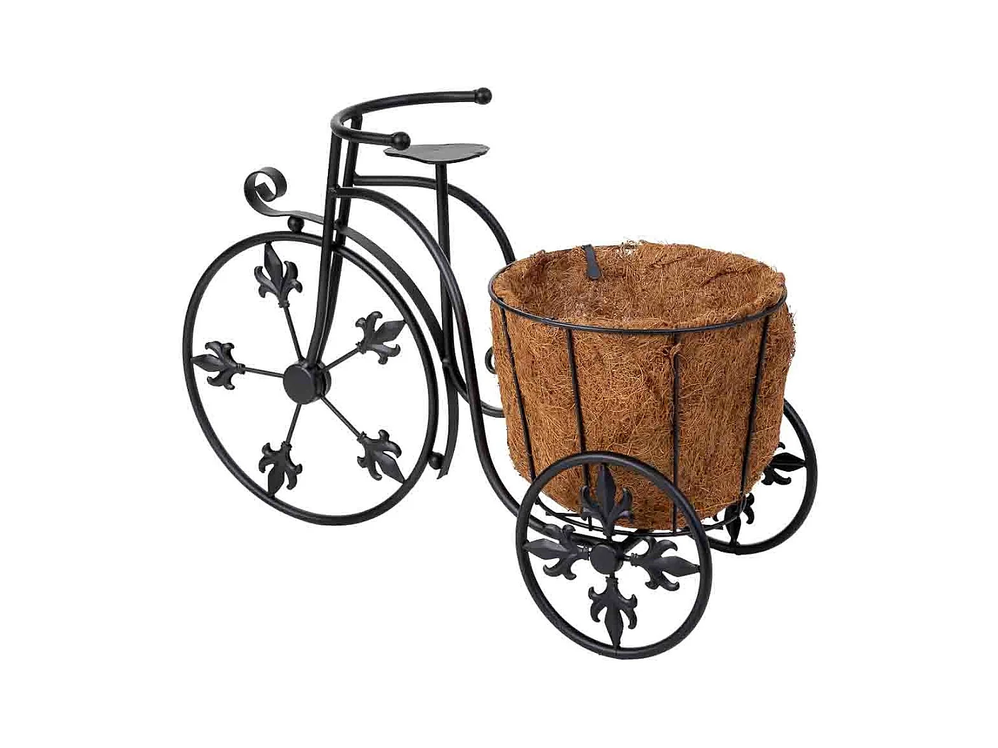 Suporte para bicicleta preto, 51x20x33h cm