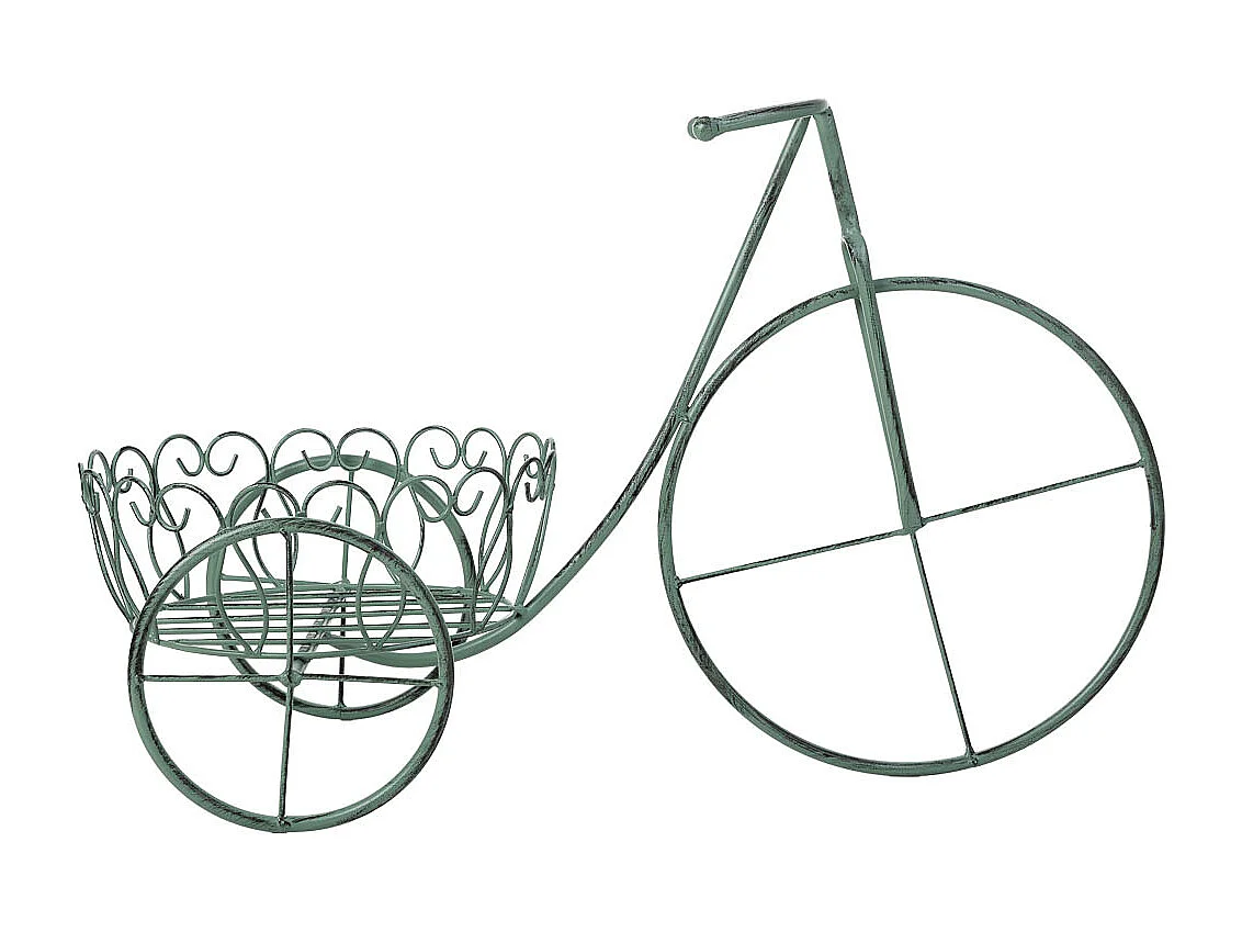 Grüner Blumentopfständer, 58x27x35h cm