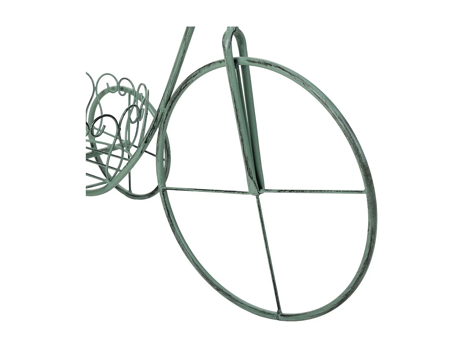 Grüner Blumentopfständer, 58x27x35h cm