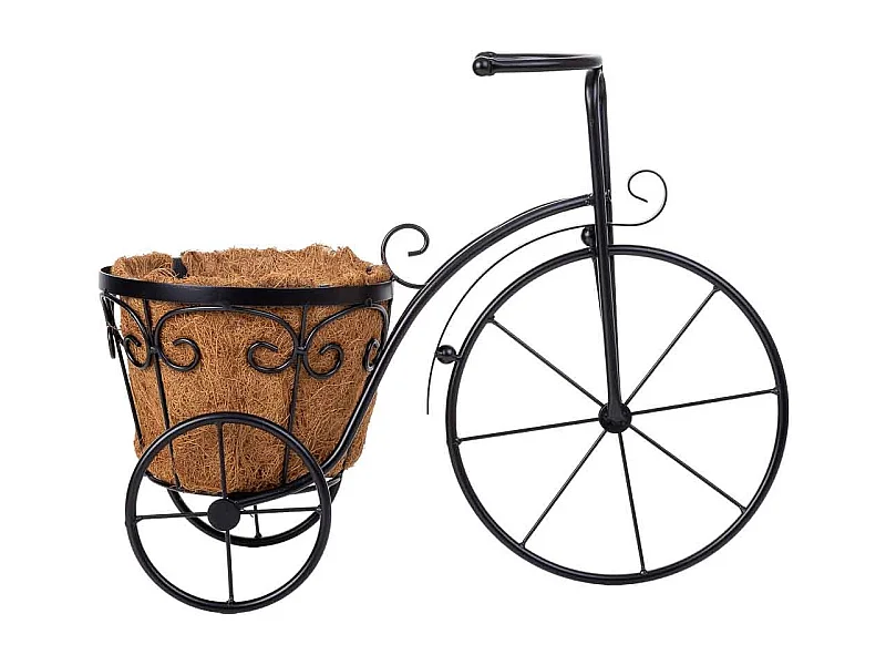 Suporte para bicicleta preto, 46x20x35h cm