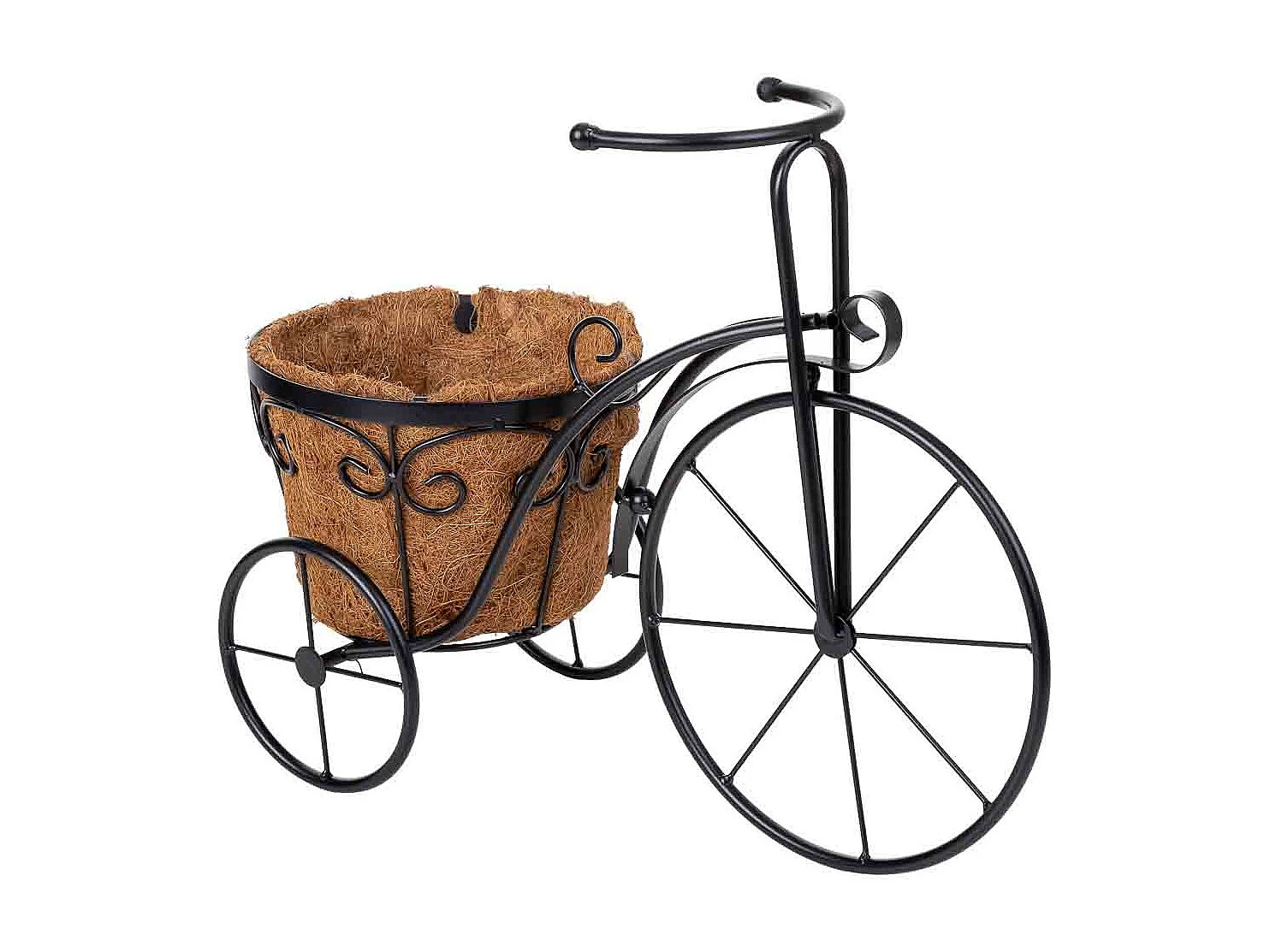 Suporte para bicicleta preto, 46x20x35h cm