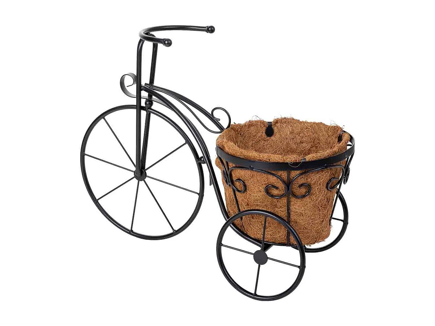 Suporte para bicicleta preto, 46x20x35h cm
