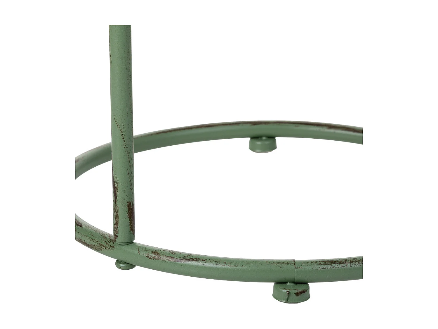 Jaula decorativa verde, 30x30x74h cm