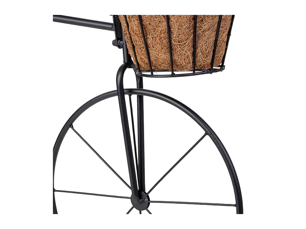Suporte para bicicleta preto, 65x28x47h cm
