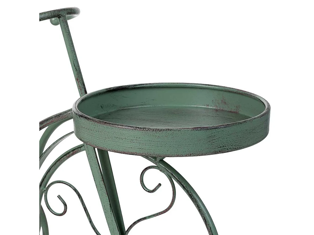 Grüner Blumentopfständer, 47x19x35h cm