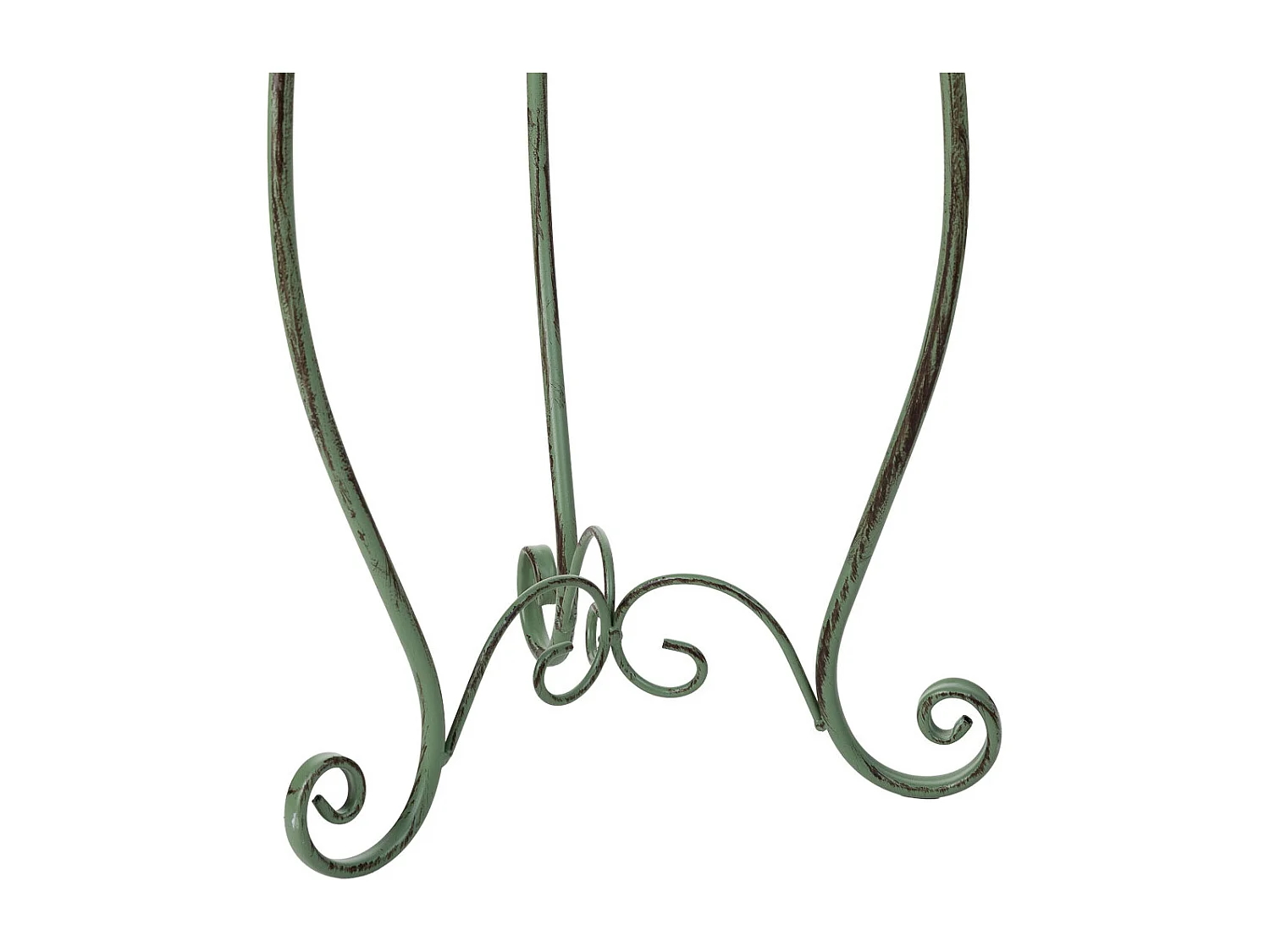 Jaula decorativa verde, 25x25x87h cm
