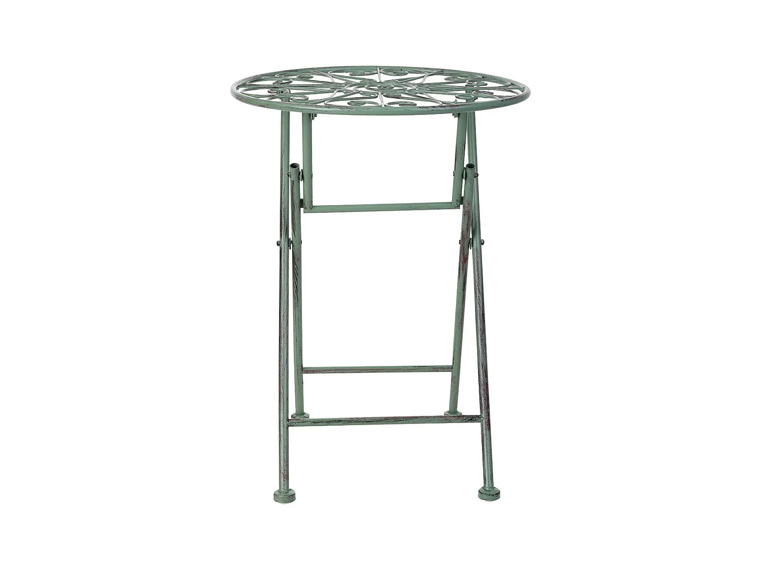 Suporte para vasos em ferro forjado preto, 31x31x40h cm