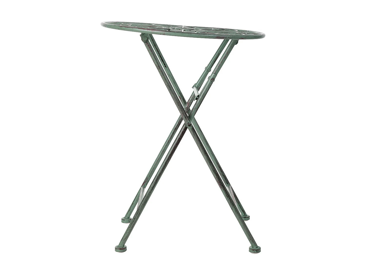 Suporte para vasos em ferro forjado preto, 31x31x40h cm