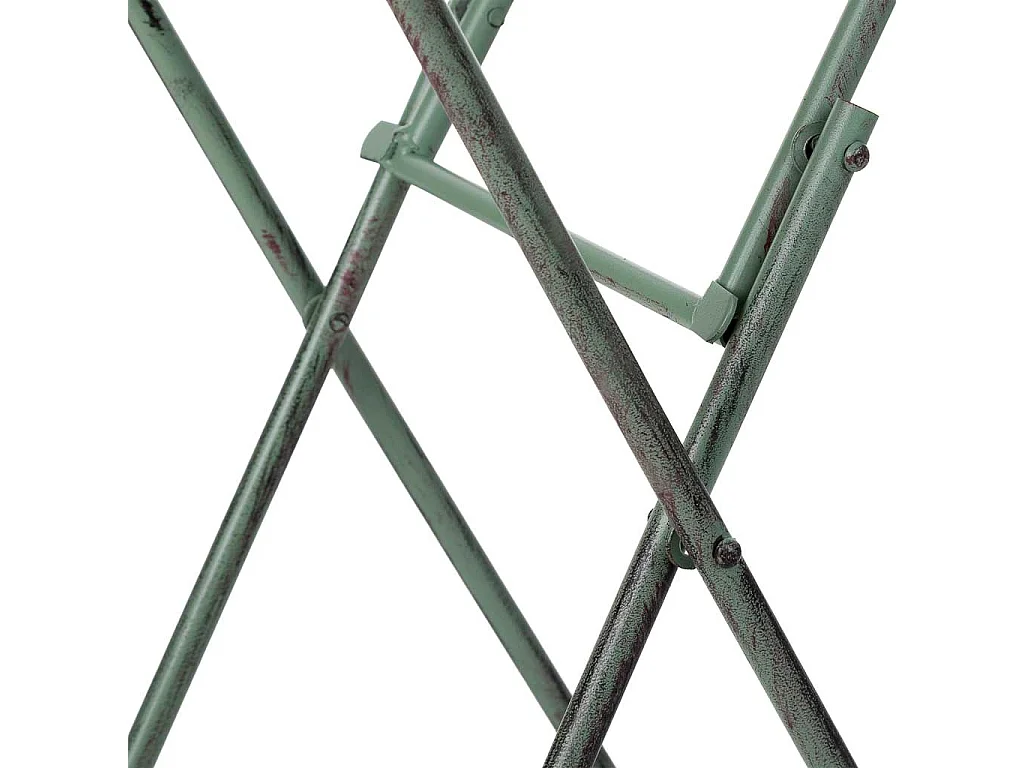 Suporte para vasos em ferro forjado preto, 31x31x40h cm