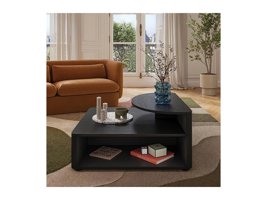 Habitat - Table basse en frêne - Noir - Design by Hélèna Pille - Milord