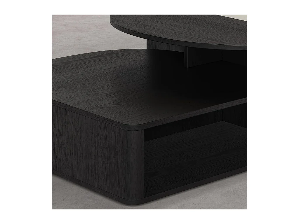 Habitat - Table basse en frêne - Noir - Design by Hélèna Pille - Milord