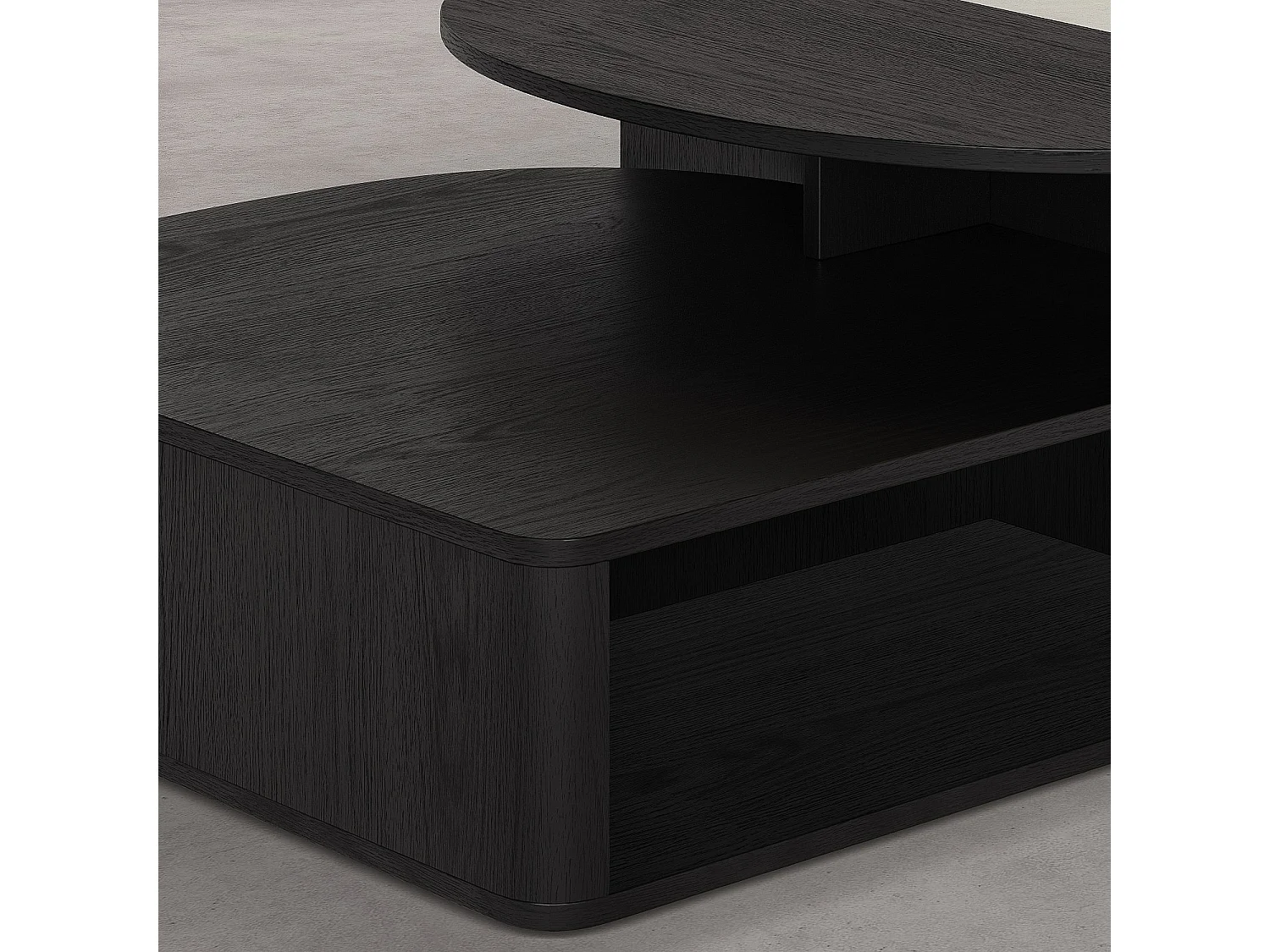 Table basse en frêne - Noir - Design by Hélèna Pille