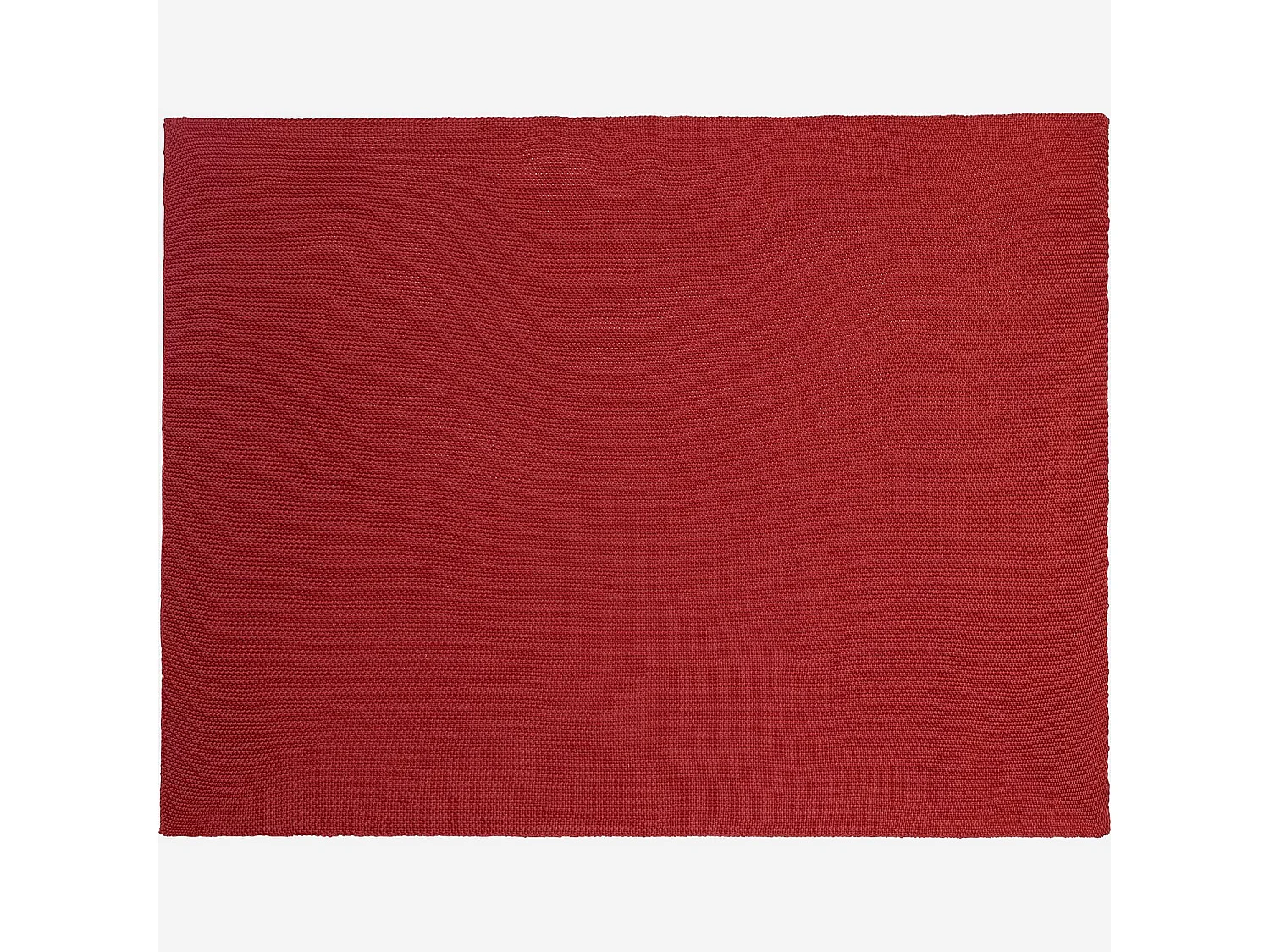 Habitat - Plaid tricoté en coton - 130 x 170 cm - Rouille - Lou