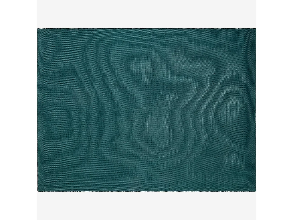 Habitat - Plaid tricoté en coton - 130 x 170 cm - Vert - Lou
