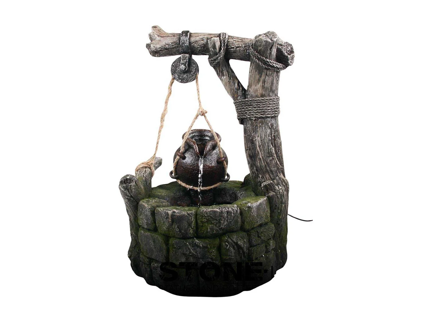 Fontaine en polyrésine La Garonne 38 x 29 x 56 cm