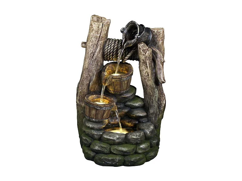 Fontaine en polyrésine l'Ardeche 31 x 27 x 51 cm