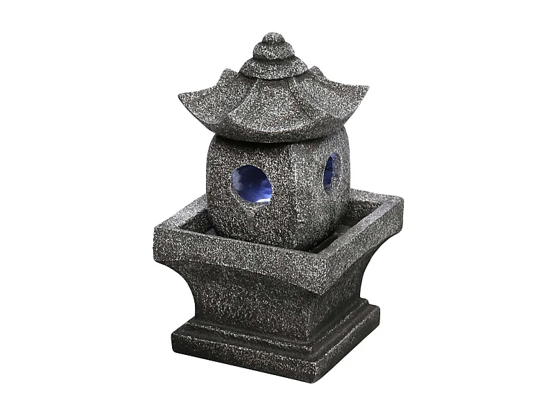 Fontaine en polyrésine Pagode 18 x 17 x 29 cm