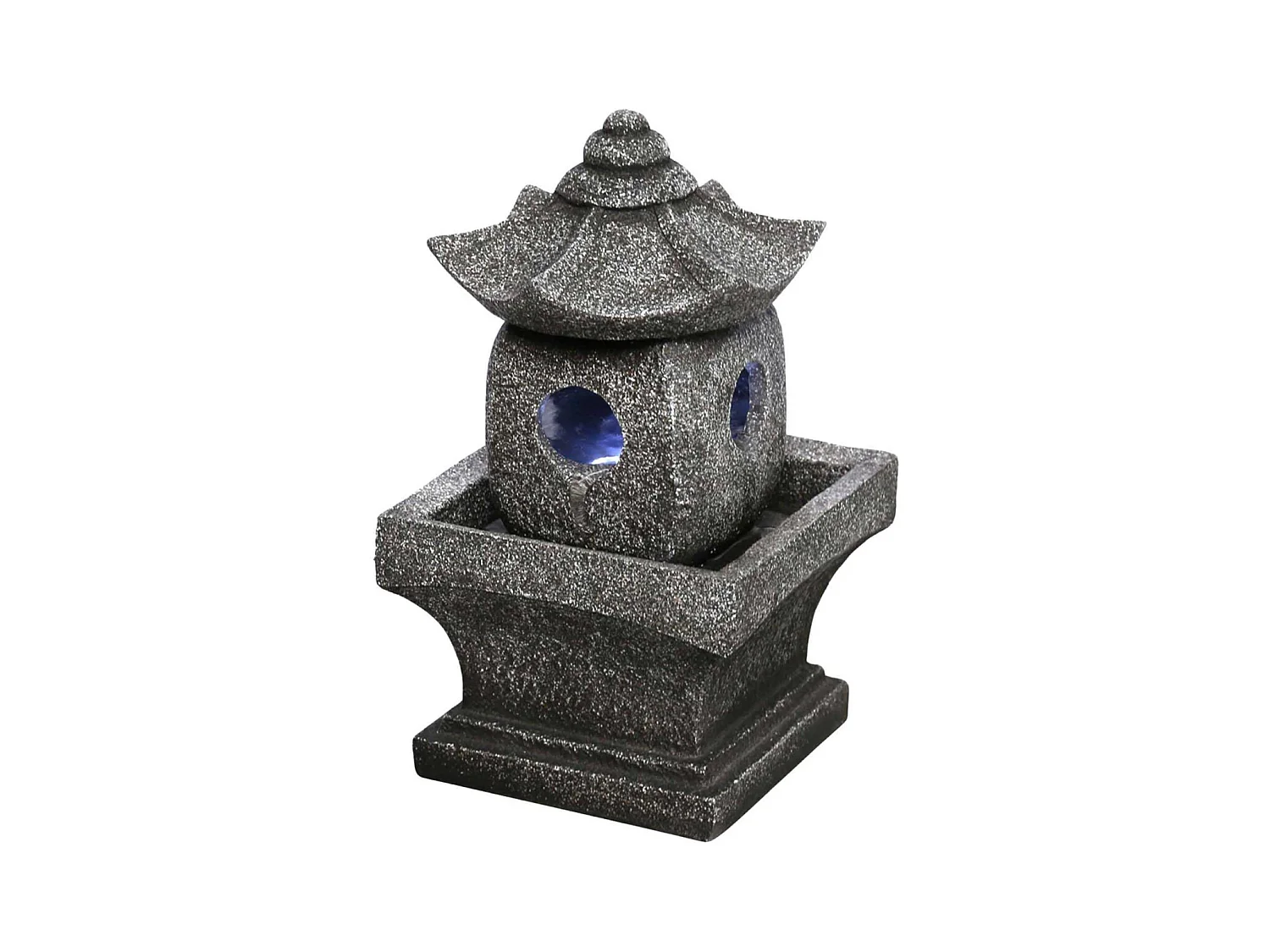 Fontaine en polyrésine Pagode 18 x 17 x 29 cm