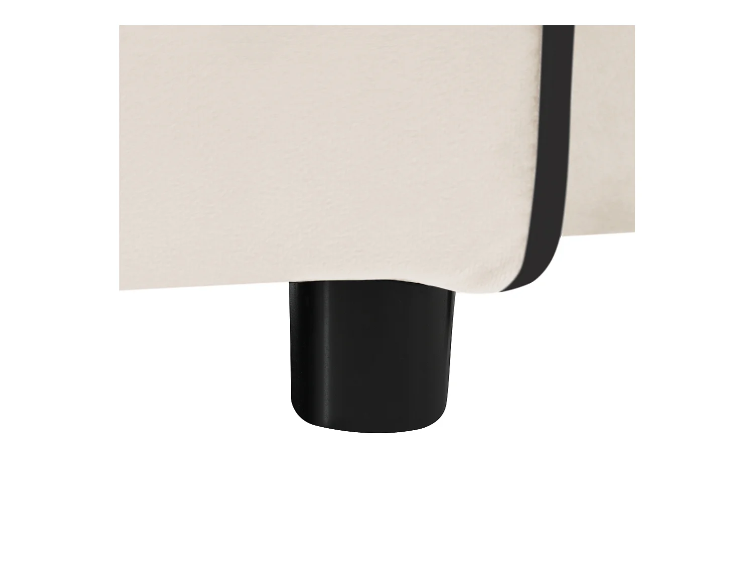 URBAN MEUBLE Fauteuil relax manuel convertible 3-en-1 beige velours support téléphone