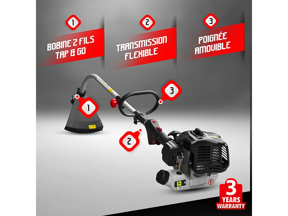 Coupe bordures thermique 25cc - 2 temps